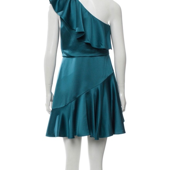 Halston Heritage One-Shoulder Mini Dress - Picture 2 of 3